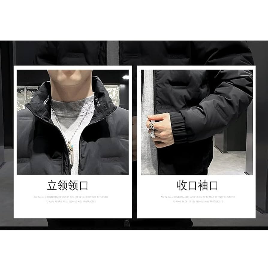 Amazon.co.jp: CWZPW 秋冬メンズダックダウンジャケットスリム